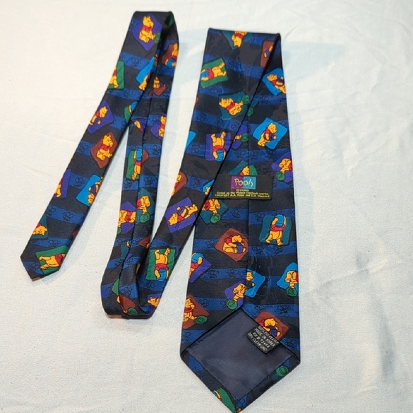 Blue and Orange Silk Patterned Ties - Picture 7 of 13